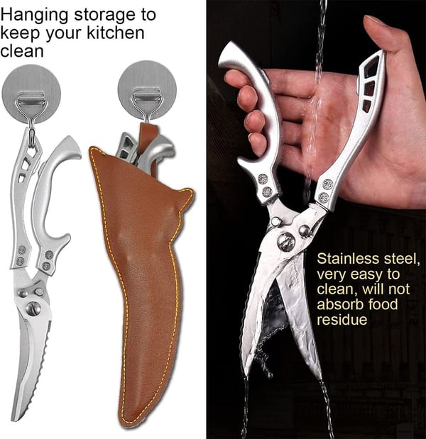 (🎅 HOT SALE NOW-48% OFF) -Heavy Duty Stainless Steel Bone-Cut Scissors